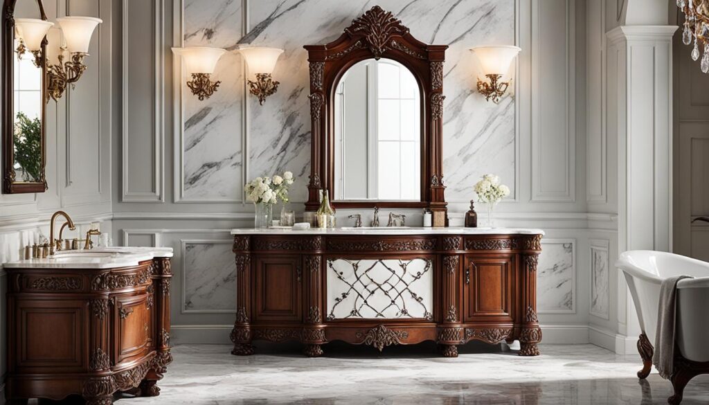 antique bathroom vanity choices